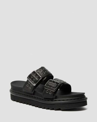 Chanclas Dr Martens Myles Cuero Buckle Para Mujer DR6409D